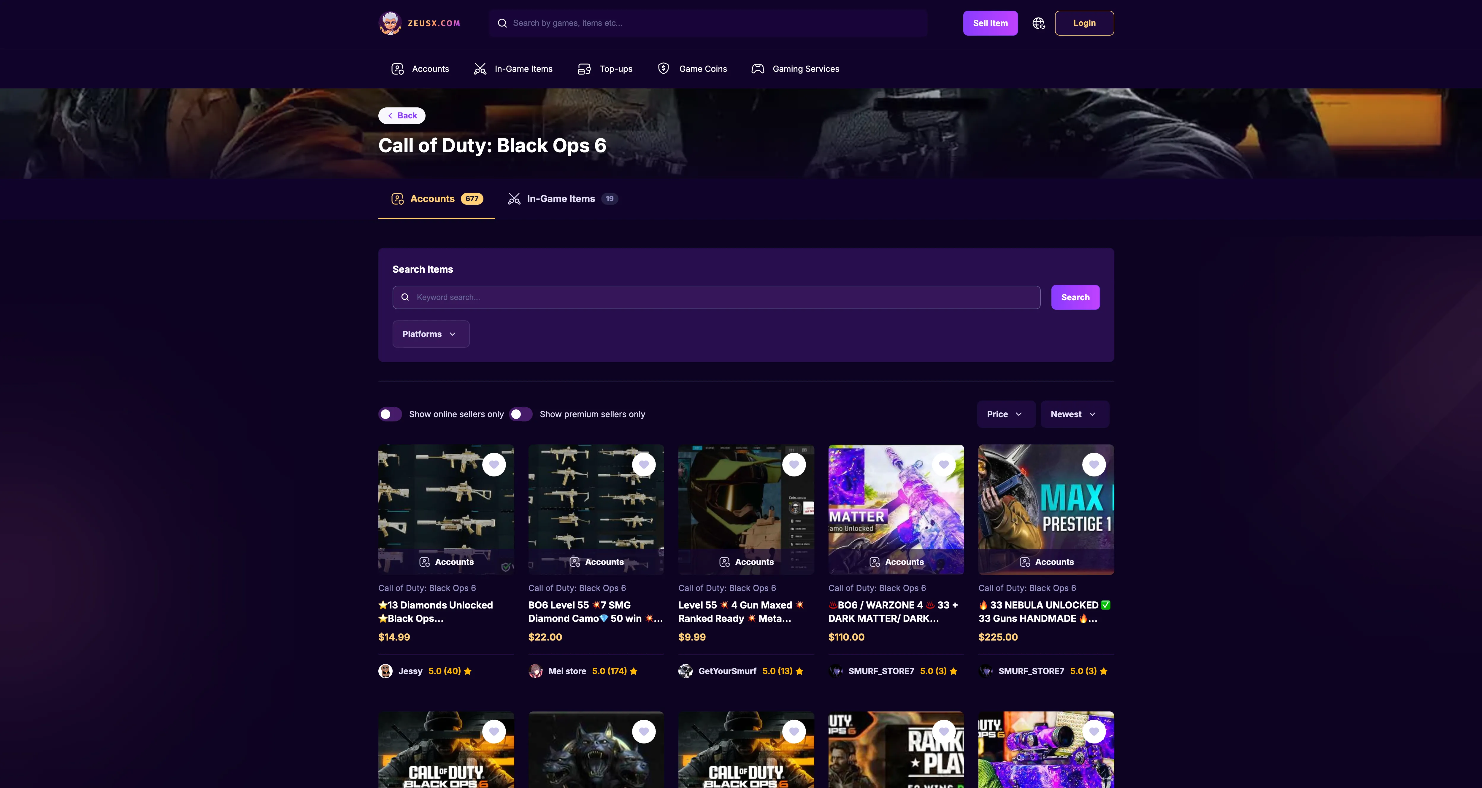 safest sites to buy cod accounts